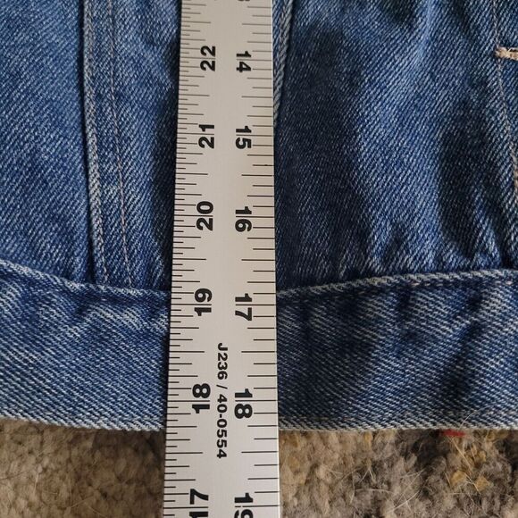 VTG Stefano International Jacket Small Blue Denim Lace Crop 90s Cottagecore - Picture 12 of 12